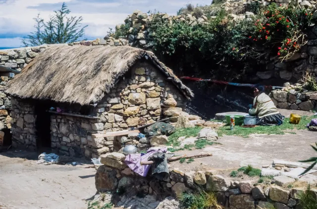 The Sun-Island in Lake Titicaca