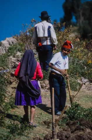 The inhabitants of Taquile