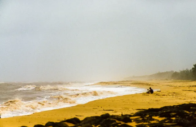 The wide beaches of Kauai