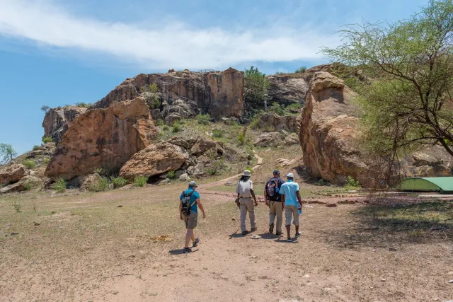 Ascent to Mapungubwe hill