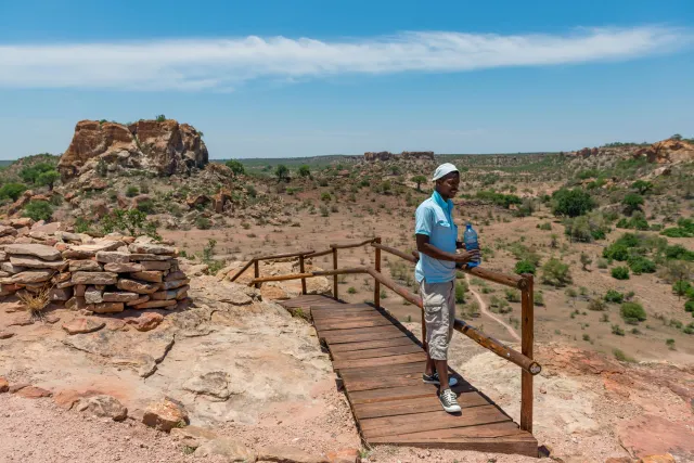 On the Mapungubwe hill