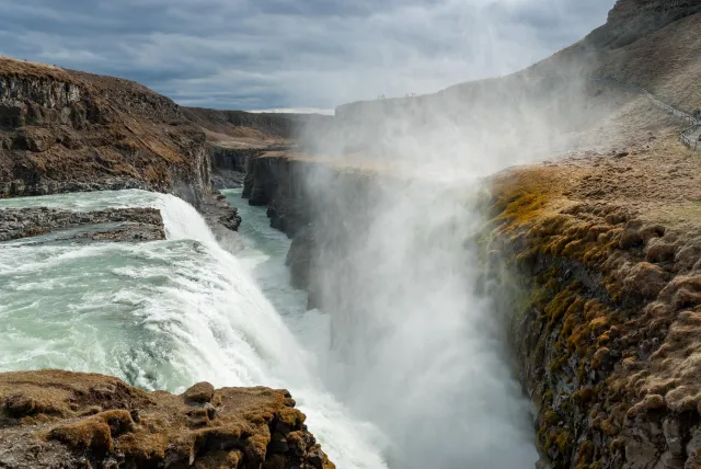 Der Gullfoss - Goldwasserfall