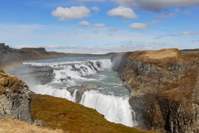 Der Gullfoss - Goldwasserfall