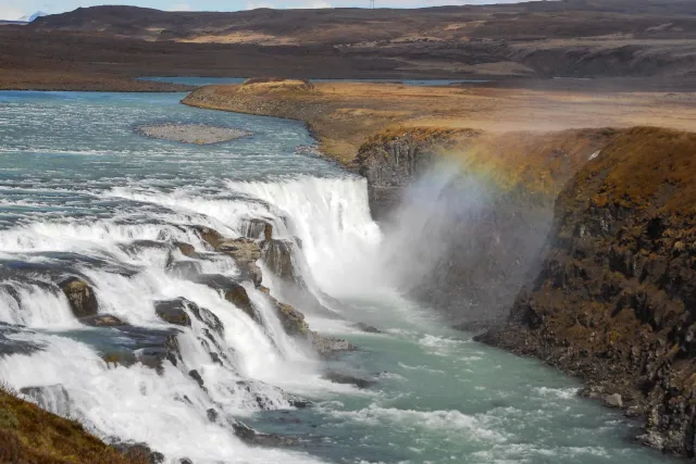 Der Gullfoss - Goldwasserfall