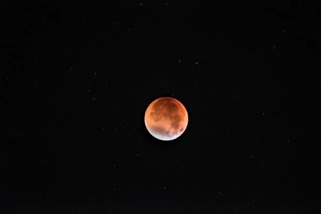 The wolf moon over Hennef 