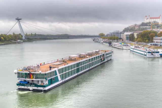 Bratislava Castle over the Danube