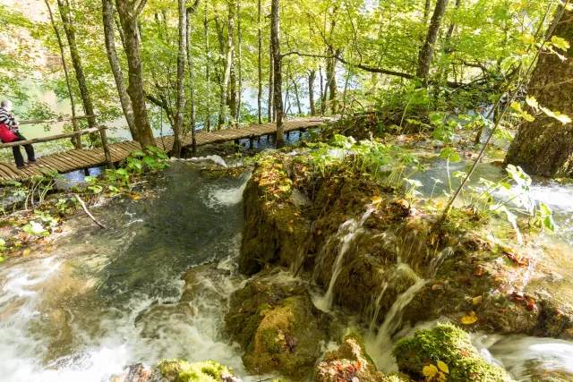 The Plitvice Lakes