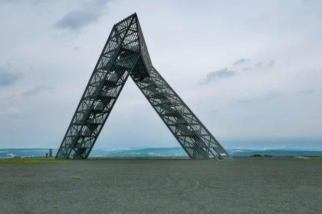 Das Saarpolygon in Ensdorf aus verschiedenen Perspektiven