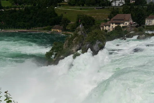 The Rhine Falls near Schaffhausen