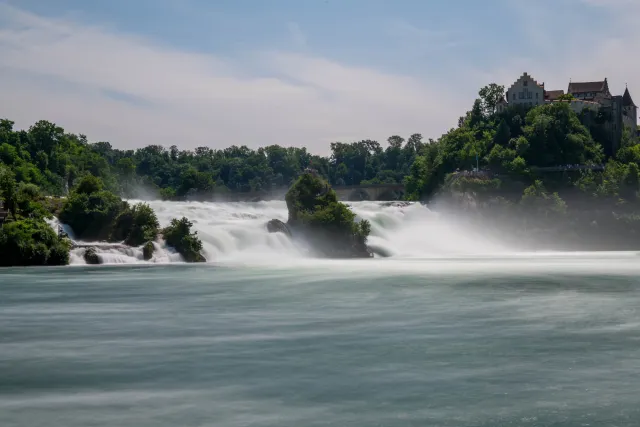 The Rhine Falls near Schaffhausen