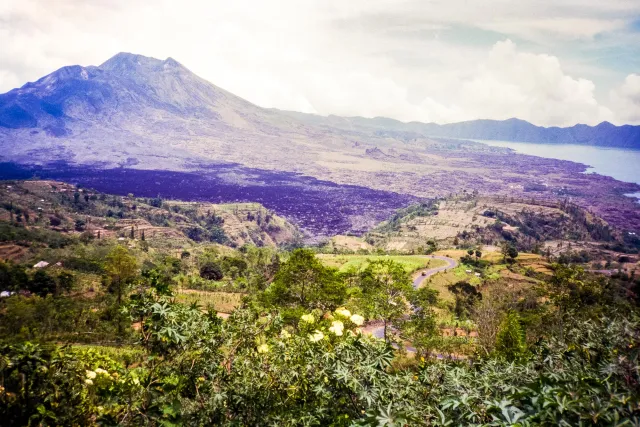 Der Batur in der Caldera