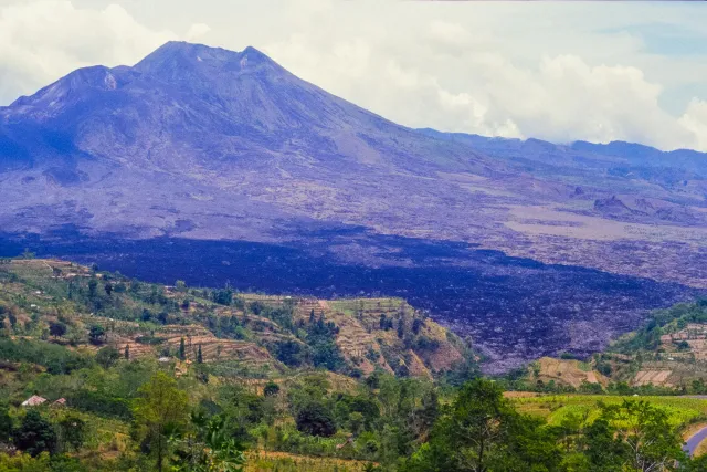 Der Batur in der Caldera