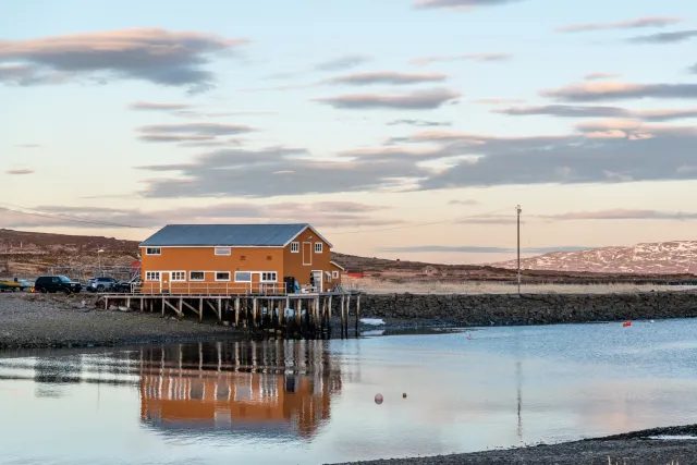 Am Zugang zur Barentssee in Vadsø