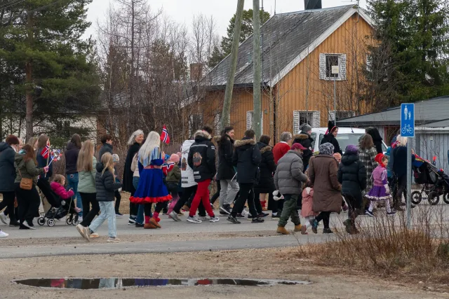 The Sami parade for National Day in Norway