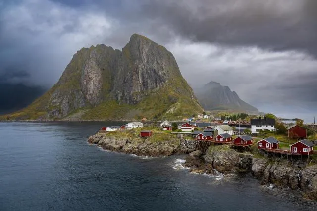 The town of Hamnøy