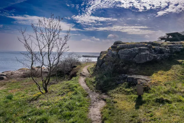 Trail zwischen Svaneke und Snogebæk